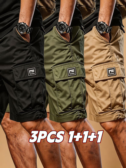 Men's Cargo Shorts - Drawstring Waist With Pockets Weekend Style 215653