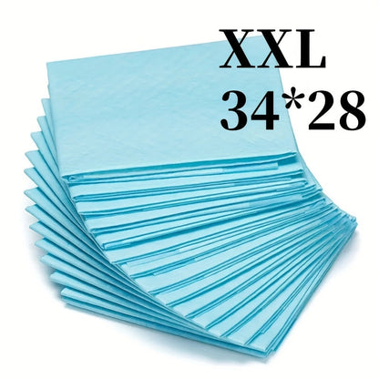 Pet Pee Pads 100-Pack 6-Layer Thickened Super Absorbent 34x28 Inch – Leakproof Tear-Resistant Odor-Reducing Dog Training Pads for Puppies, Senior Dogs, Cats & Indoor Pets