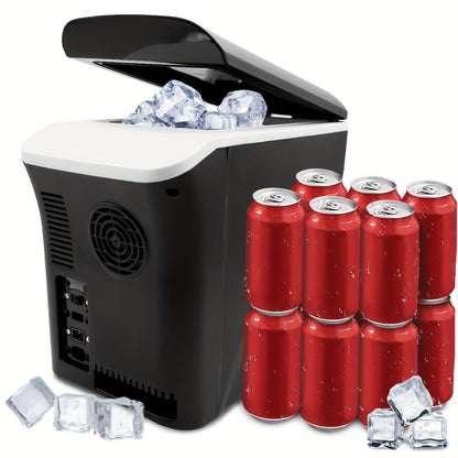 Car Mini Fridge, 3 Gallon 12V/24V DC Portable Car Refrigerator Cooler – Cools to -7°C, Fits 12x330ml Cans, Low Noise & Shockproof Design for Road Trip, RV, Camping and Outdoor Adventures