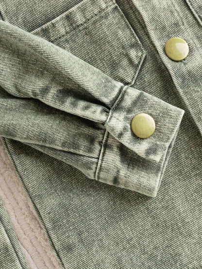 Baby Girls' Denim Jacket & Pants Set - 2-Piece