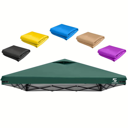 10x10 Canopy Replacement Top Cover for Straight Leg Tents – Ventilation Ports, Instant Shade, 11 Color Options – Waterproof Pop-Up Canopy Top for Camping, Outdoor Events & Backyard (Top Cover Only)