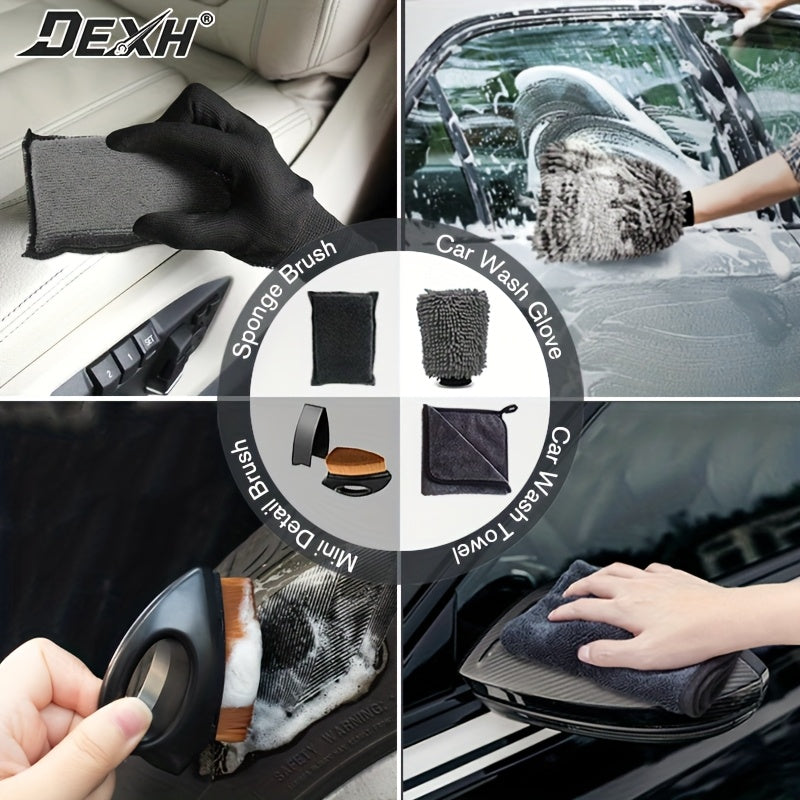 28pcs Car Details Kit, Car Detailing Brush Set, Auto Detailing Drill Brush Set, Car Detailing Brushes, Car Accessories-Car Detailing Tools Kit For Interior, Exterior, Wheels, Windshield