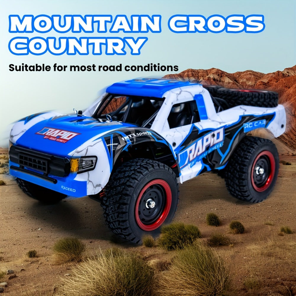 RC Off-Road Car 1:14 Scale 4WD High Speed for Adults Teens – Carbon Brush 38KM/H or Brushless PRO 50-70KM/H All-Terrain Remote Control Racing Truck Hobby Grade Birthday Christmas Gift Enthusiasts