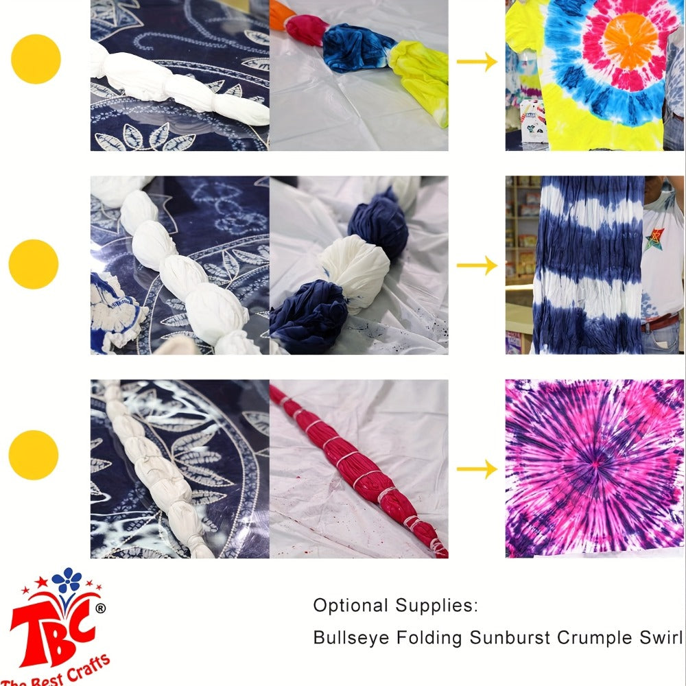 Tie Dye Kit 24 Colors All-in-One Set for Kids Teens Adults & Beginners – Squeeze Bottles Gloves Rubber Bands Carry Case, Non-Toxic ASTM Certified Summer Party Craft Activity Birthday Gift