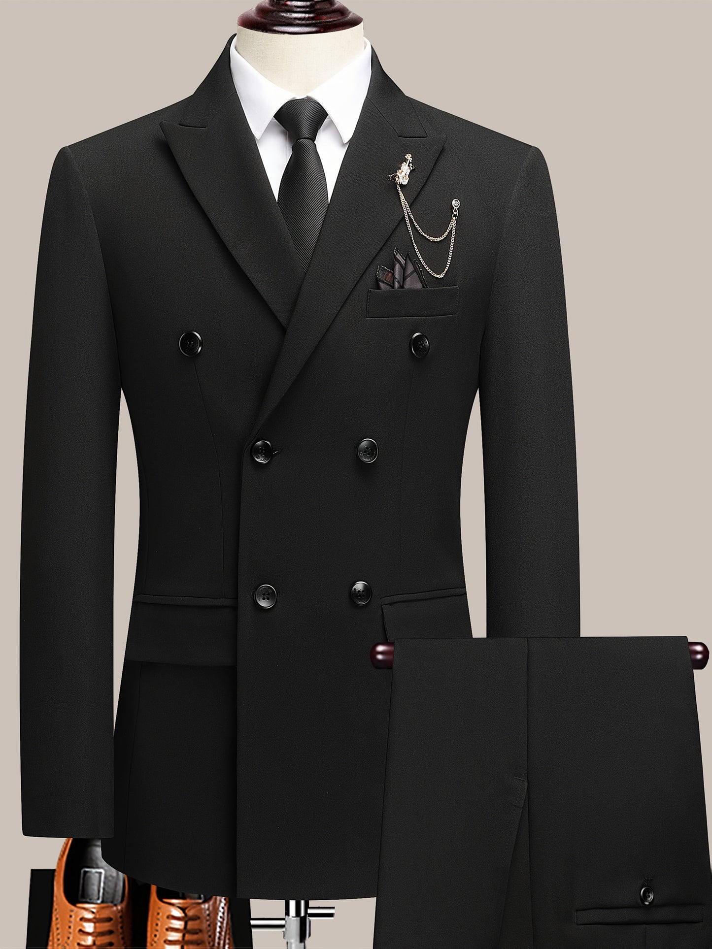 Men's Suit Set - Tailored Formal Style 031845