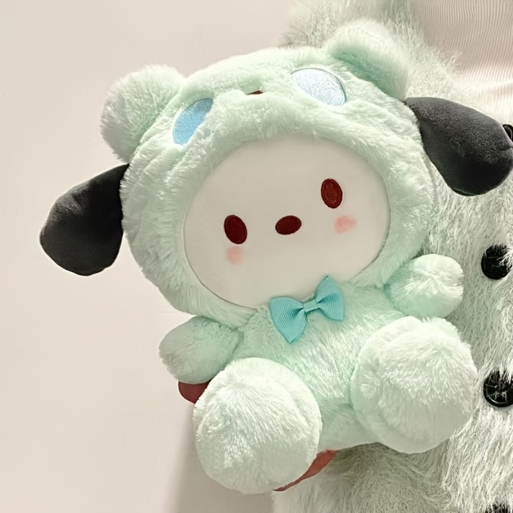 Kawaii Big-Eared Cinnamon Dog Plush Doll — Soft Stuffed Puppy Toy in White, Blue Jade & Pudding Styles for Girls Kids Teens Anime Fans Collectors | Birthday Easter Valentine Christmas Gift