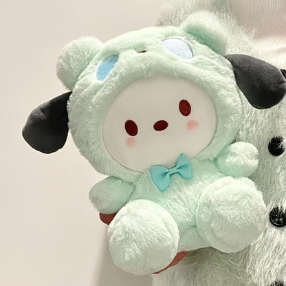 Kawaii Big-Eared Cinnamon Dog Plush Doll — Soft Stuffed Puppy Toy in White, Blue Jade & Pudding Styles for Girls Kids Teens Anime Fans Collectors | Birthday Easter Valentine Christmas Gift