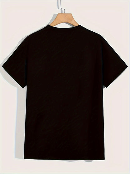 Men's Essential T-Shirt - Round Neck Short Sleeve Travel Style 545637