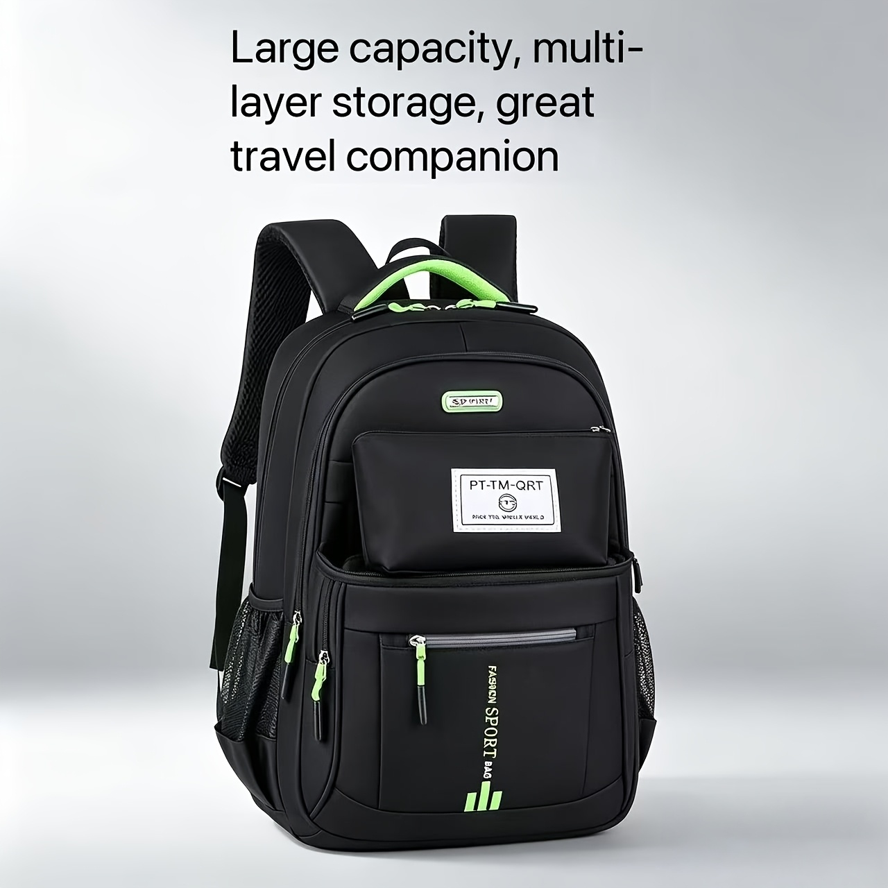 Business Travel Backpack for Men – Large Capacity Durable Nylon, Multi-Compartment, Adjustable Shoulder Straps, Dual-Purpose Campus & Work Bag | Available as Body Bag or Handbag & Shoulder Bag Set