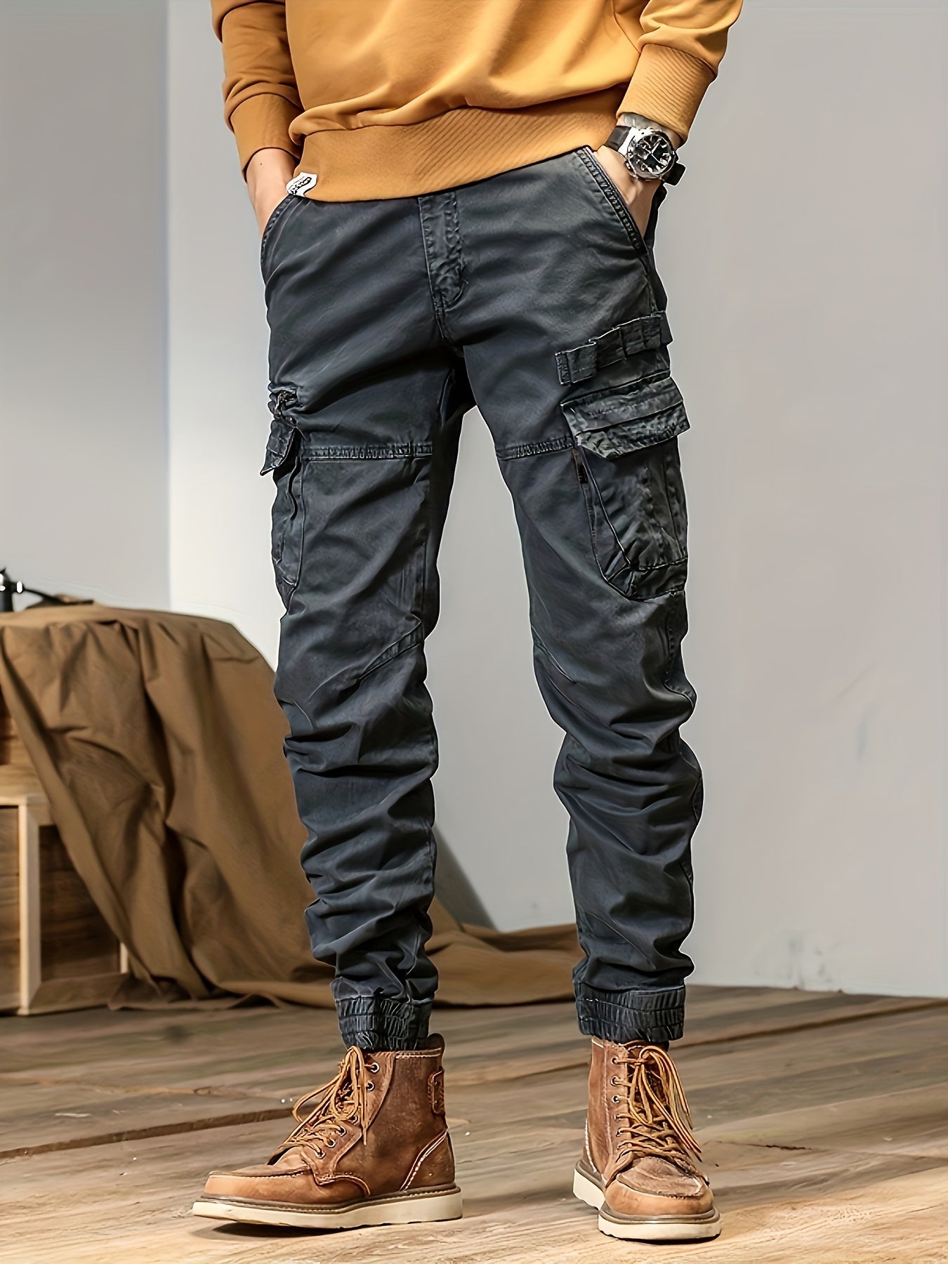 Men's Cargo Pants - Multi Pocket Travel Style