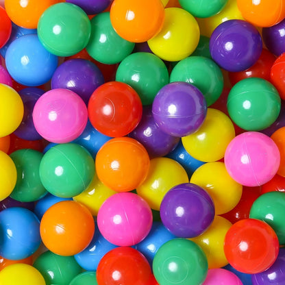 Ball Pit Balls 100/200 Pcs for Babies Toddlers Non-Toxic PE Colorful Ocean Play Balls for Ball Pit Pool Hand Foot Coordination Sensory Toy Birthday Gift Boys Girls