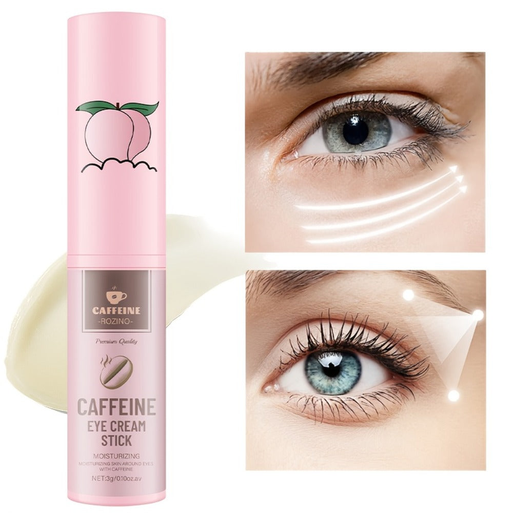 Eye Cream Firming Anti-Aging 2pcs with Caffeine & Ceramide NP — Reduces Dark Circles Puffiness Fine Lines Crow's Feet Lifted Refreshed Under-Eye Look Daily Skincare