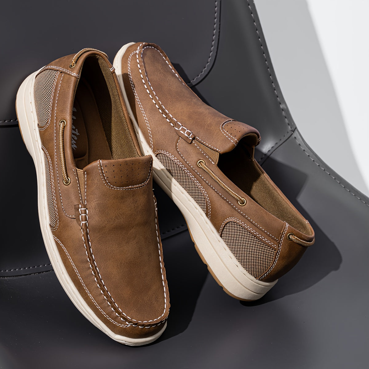 Men's Loafers & Slip-Ons - Breathable Mesh & Non-Slip Sole 703077
