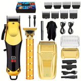 Gold-3-piece set + accessories + apron