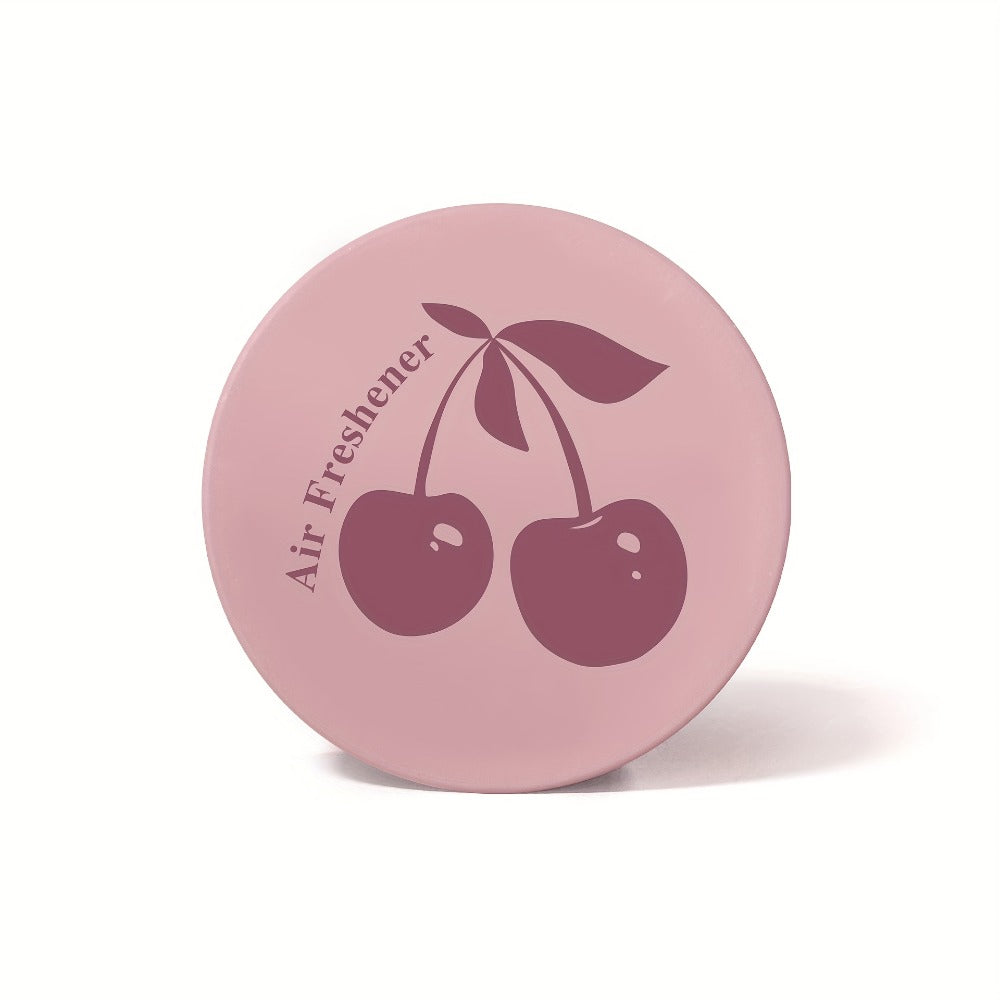 Car Solid Perfume Air Freshener 2-Pack – Long-Lasting Solid Fragrance for Car, Home, Office & Bedroom, Available in Cherry, Lavender, Lime, Rose & Sweet Orange Scents