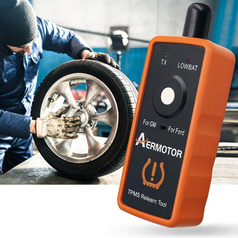 TPMS Relearn Tool 2-in-1 – Tire Pressure Sensor Reset & Activation for Ford & GM | 315MHz 433MHz | EL-50448 Compatible Automotive Diagnostic Tool