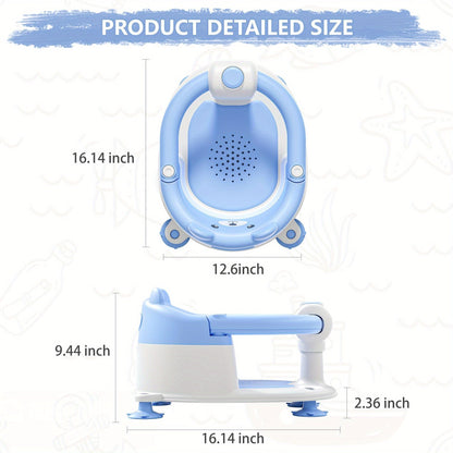Baby Bath Seat - Non-Slip Soft Months Seats