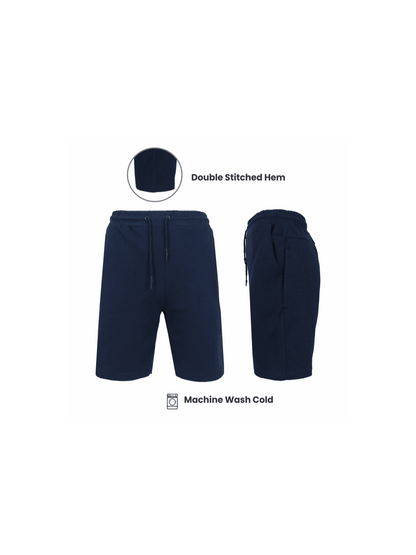 Men's Casual Shorts - Drawstring Waist With Pockets