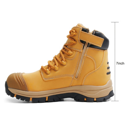 Men's Work & Safety Boots - Steel Toe Protection & Puncture Resistant 030757