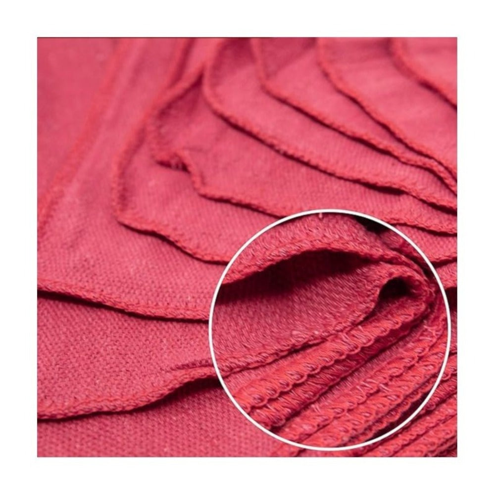 Cotton Shop Rags 12x14 Inch Absorbent Lint-Free Cleaning Towels Multipurpose Shop Towels for Automobile Garage Industry Home Red White Navy Blue 50 100 150 200 500 Pack Bulk Value