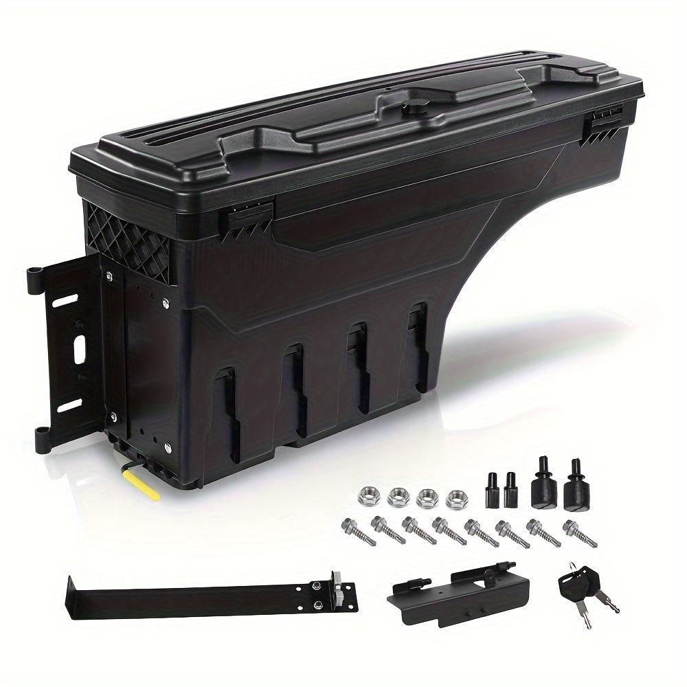 Left And Right Side Truck Bed Storage Tool Box Swing Case Fit for Ford F150 1997-2014
