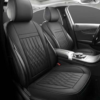 Car Seat Covers Front Pair – Universal Fit Bucket Seat Protector, Anti-Slip Full Surround High-Back Design, 15 Colors, Fits Cars SUVs Trucks