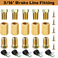 15PCS 3/16-Inch with 10 Clamps