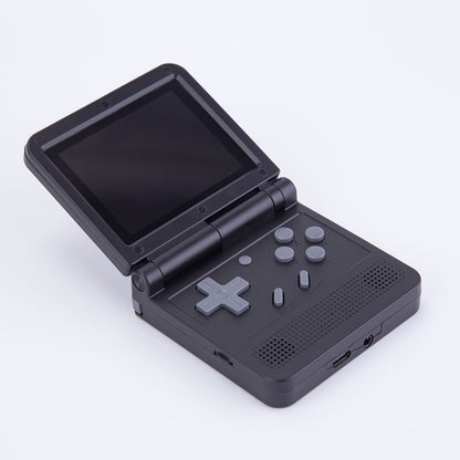 Powkiddy V90 Foldable Handheld Game Console – GBA SP Clamshell Style 3.0" IPS 6000+ Preloaded Games 12 Emulators 64GB Ultra-Lightweight 120g Retro Gaming System