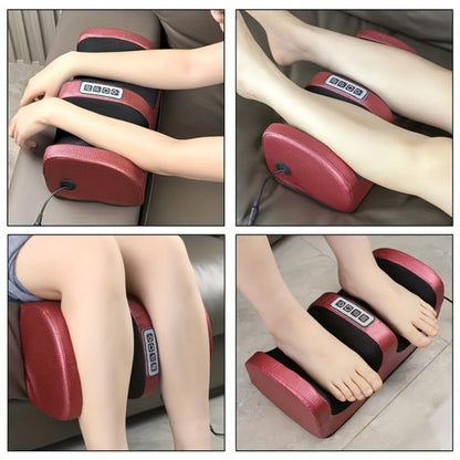 Foot Massager Multifunctional Acupressure - Electric Massage Tool for Foot, Leg, Arm & Plantar Relief, Relaxation & Pain Relief, Perfect Gift for Men & Women, Birthday & Holiday, Black or Red