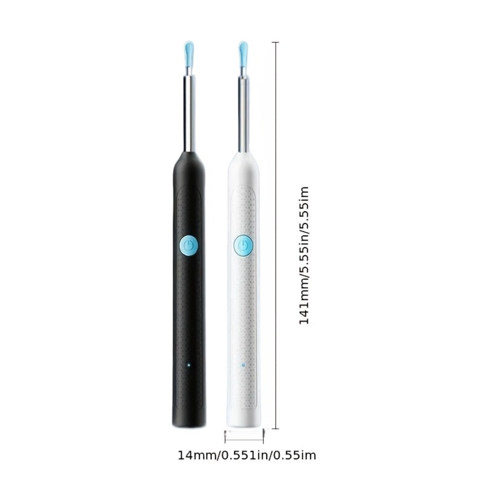 Visual Ear Pick Set 7-Piece Earwax Removal Tool with Camera and Light – Ear Pick Covers Included, Compatible with All Smartphones, Safe Home Ear Cleaning Kit for Adults