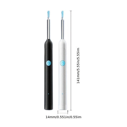 Visual Ear Pick Set 7-Piece Earwax Removal Tool with Camera and Light – Ear Pick Covers Included, Compatible with All Smartphones, Safe Home Ear Cleaning Kit for Adults