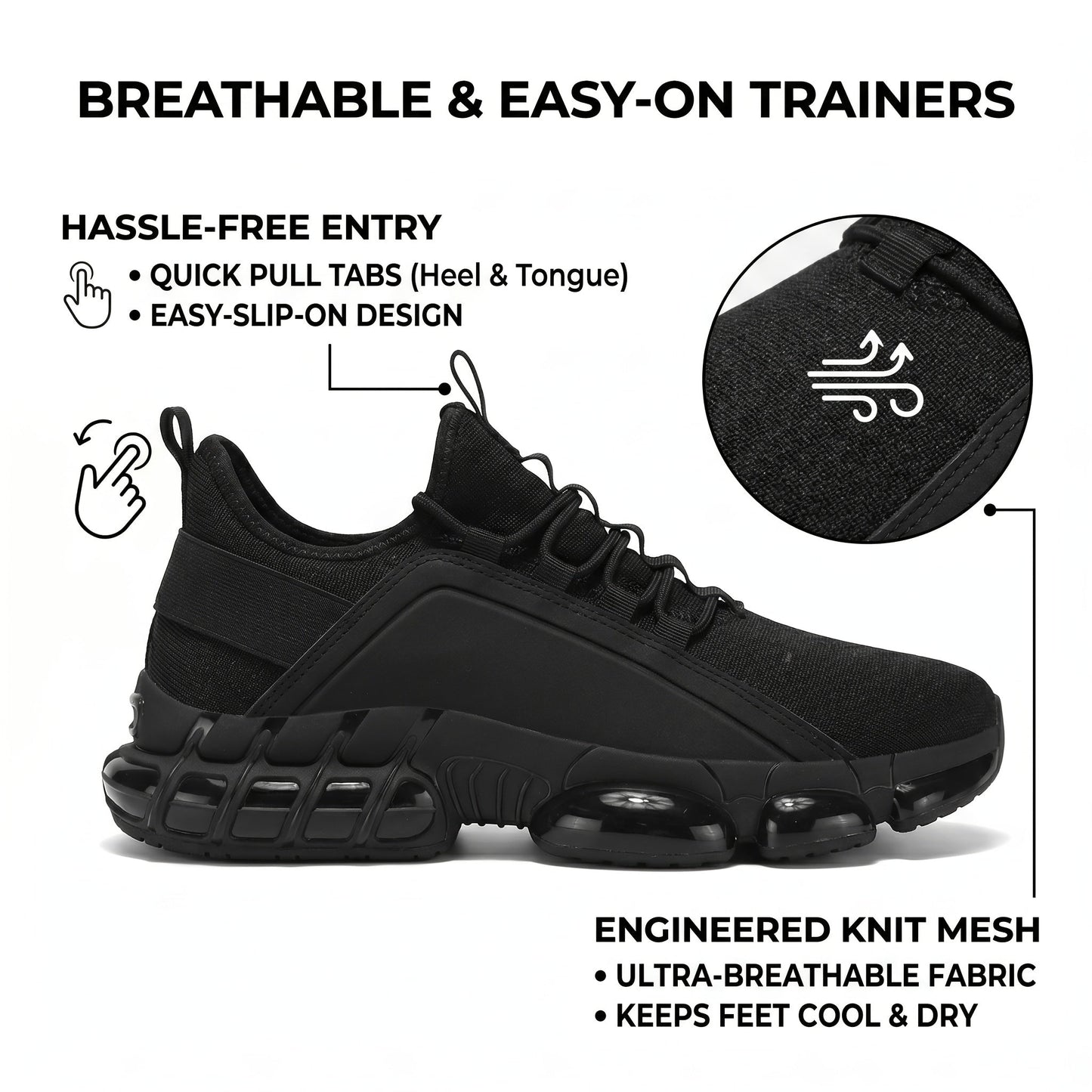 Men's Athletic Shoes - Lace-Up for Beach & Water 827173