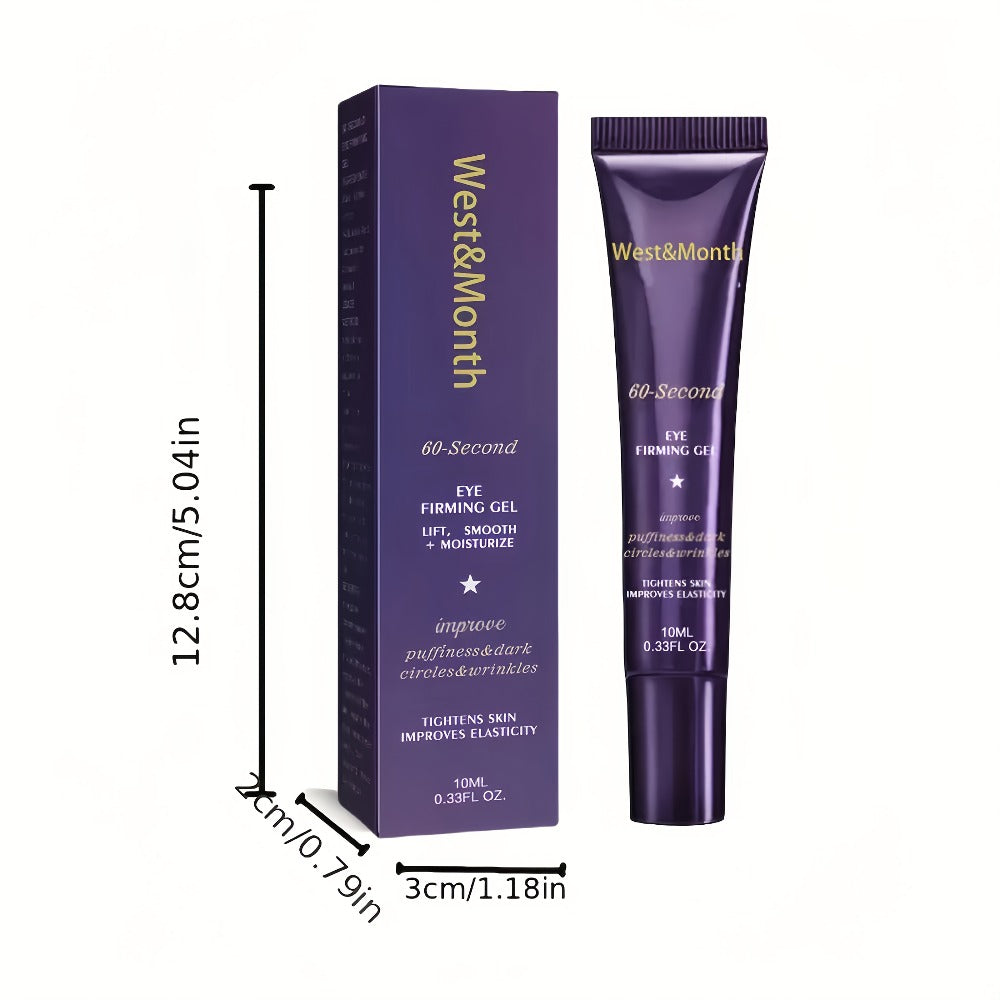 Caffeine Eye Cream Firming 60 Second Formula with Retinol Hyaluronic Acid Moisturizing Anti-Puffiness Under Eye Tightening Cream Alcohol-Free 0.66fl oz Daily Skincare Gift for Women