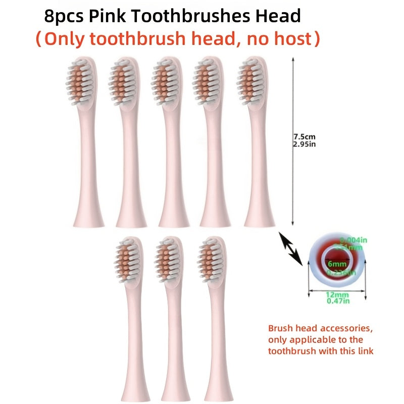 Rechargeable Electric Toothbrush with 6 Cleaning Modes & Smart Timer – USB Sonic Toothbrush for Adults, Replacement Heads Included, 3 Colors, Whitens Teeth & Protects Gums, Great Family Gift