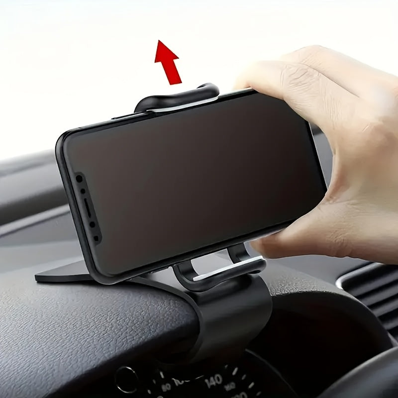 FENGXUEHAO Car Phone Holder with Rotatable Dashboard Mount, Adjustable Phone Bracket & -Rust ABS/PVC Suitable for GPS Navigation, Dashboard/Dashboard/Dashboard/Tablet Holder for GPS, for Smartphones, Vehicle Dashboard Mount