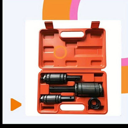 Pipe Expander Spreader Tool Set 3-Piece with 12 O-Rings – 1-1/8" to 3-1/2" Exhaust Muffler Silencer Repair Drop Forged Heat-Treated Steel for Car & Truck