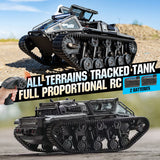 ： [Grey] Full-Proportional RC Tank with LED