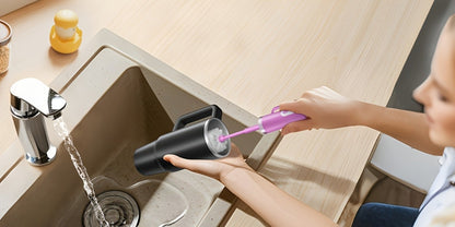 Electric Cup Scrubber Bottle Brush Cleaner – 2-Speed IPX6 Waterproof, Type-C Rechargeable, Deep Cleans 40oz Mugs, Tumblers & Hydration Bottles, Long Straw Brush Included, Wall Mount Storage, Kitchen Cleaning Tool