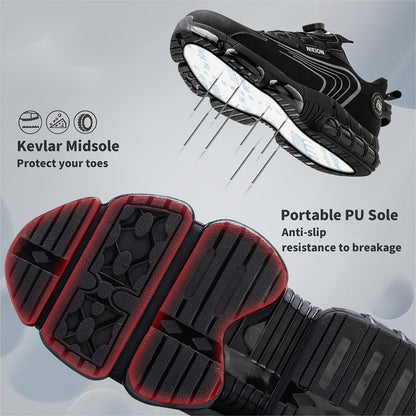 Unisex Work & Safety Shoes - Steel Toe Protection & Puncture Resistant