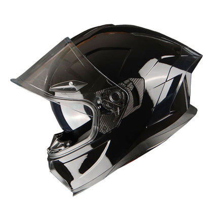 Full Face Motorcycle Helmet DOT Approved – Dual Visor Anti-Fog Pinlock Shield, Street Bike Adult Helmet with Sun Inner Shield, Aerodynamic Thermoplastic Shell, S/M/L/XL