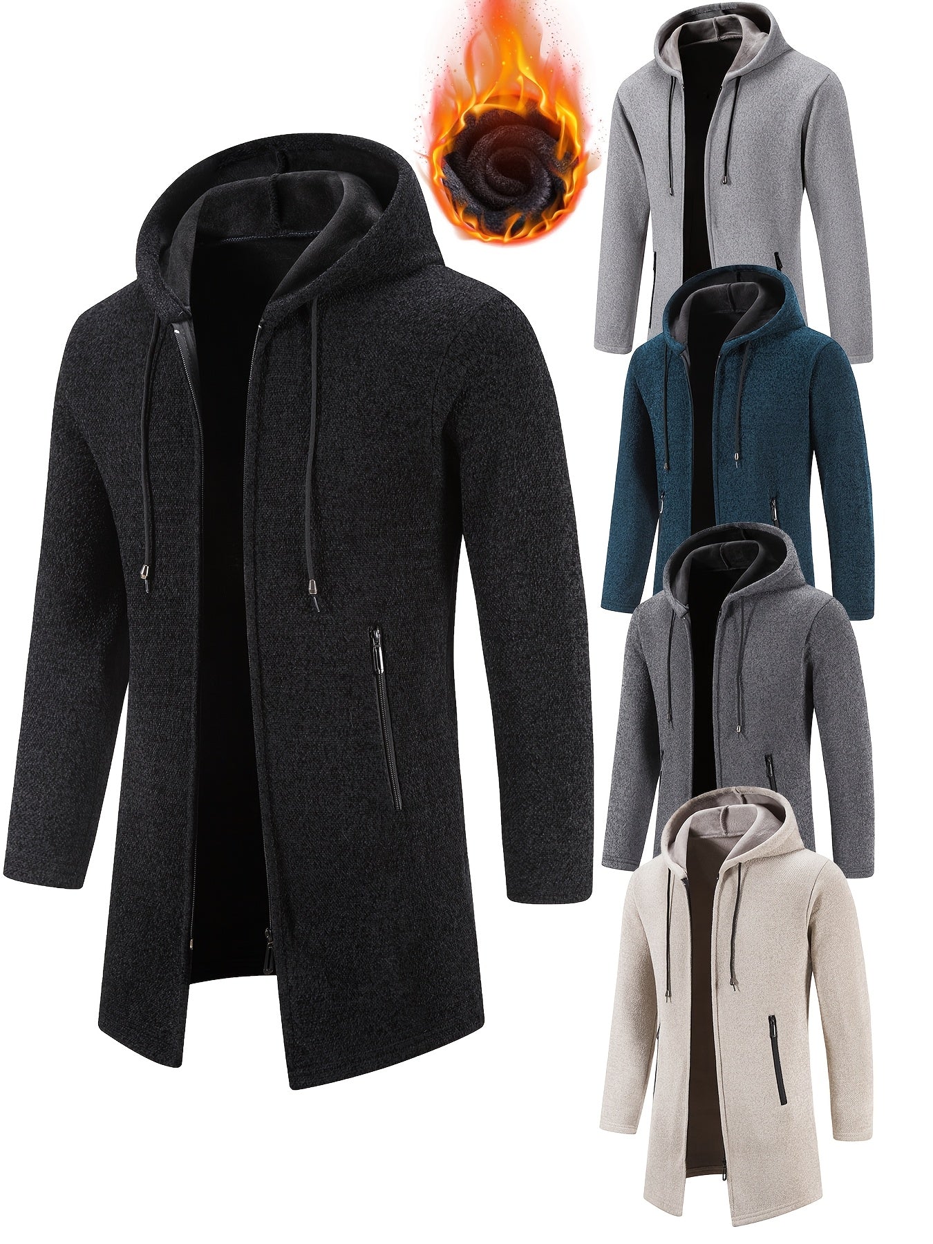 Men's Versatile Zip-Up Hoodie Everyday 517