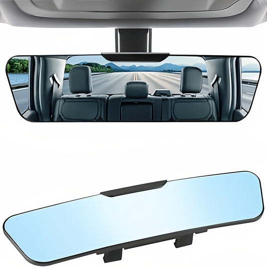 Anti-glare Rearview Mirror, Universal 12-inch (305mm), Wide-angle Panoramic Convex Rearview Mirror, Can Be Clipped On The Original, Eliminating Blind Spots And Anti-glare for Cars, SUVs And Trucks. Give Away 3 Aromatherapy.