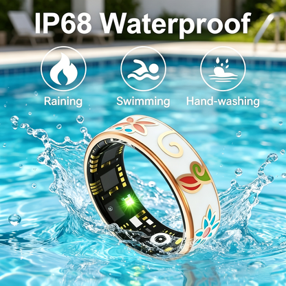 Health Tracking Smart Ring | Pedometer Sleep Calorie iOS Android