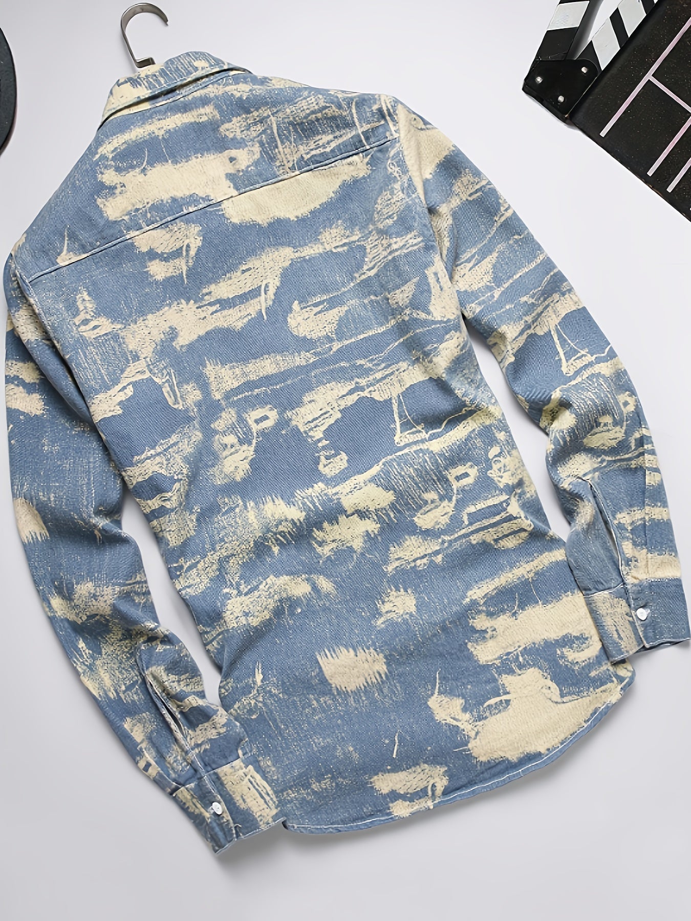 Men's Versatile Denim Pullover Coat Everyday 821