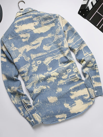 Men's Versatile Denim Pullover Coat Everyday 821