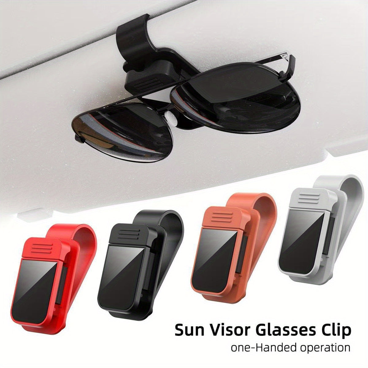 Car Glasses Clip Car Sun Visor Storage Clip Glasses Frame Personalized Car Interior Hanging Glasses Clip