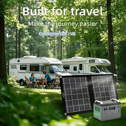 [Portable Solar Charging] 30W Portable Solar Charging Panel, 2-in-1 Folding Design, with USB Charging Port, No Operation Required. Suitable for Charging Smartphones, Tablets, And Action Cameras. Compact And Lightweight, Ideal for Outdoor Activities, Campi