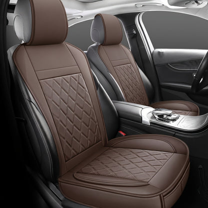 Car Seat Covers Front Pair – Universal Fit Bucket Seat Protector, Anti-Slip Full Surround High-Back Design, 15 Colors, Fits Cars SUVs Trucks