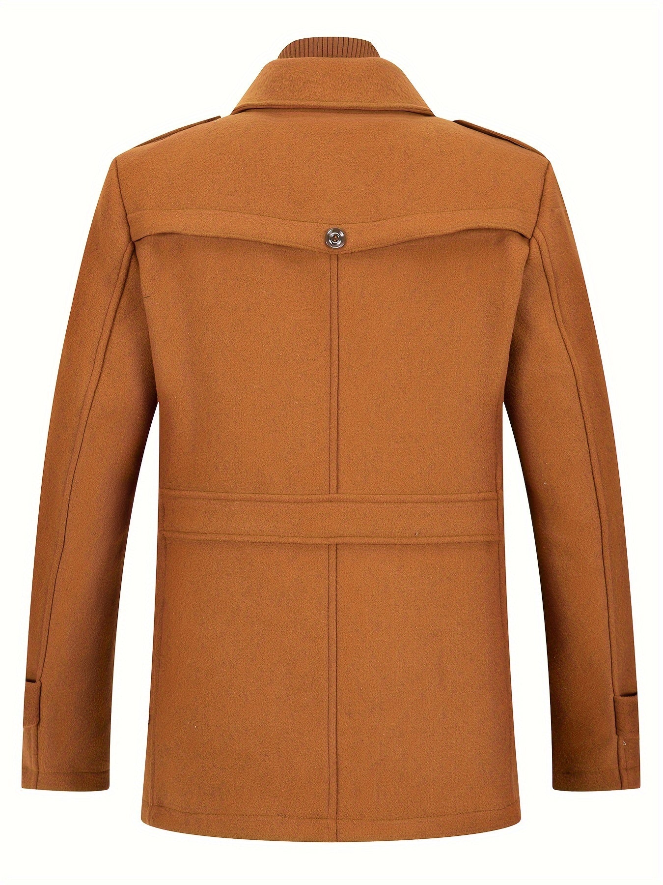 Men's Versatile Fleece Single-Breasted Coat