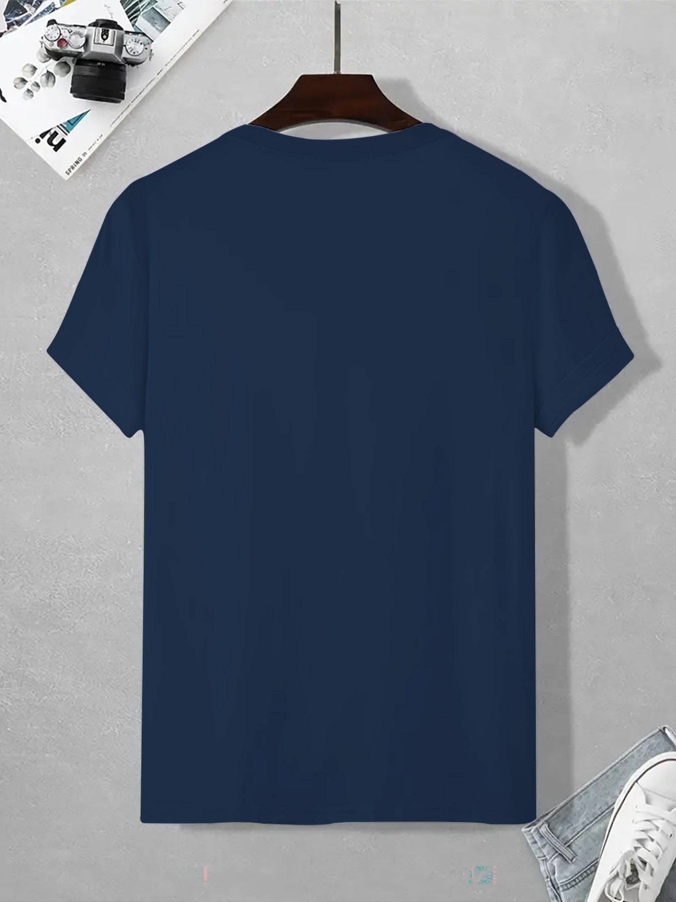 Men's Graphic Print T-Shirt - Crew Neck Short Sleeve 394277
